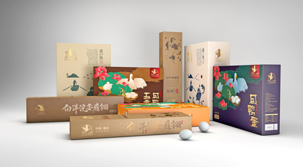 特产包装:白洋淀烤鸭蛋产品包装设计